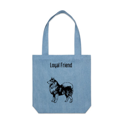 Loyal Friend - Denim Carrie Tote Thumbnail