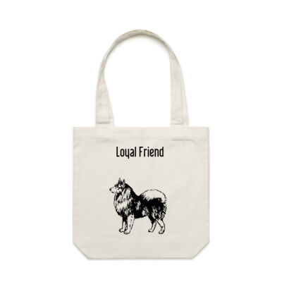 Loyal Friend - Carrie Tote Bag  Thumbnail