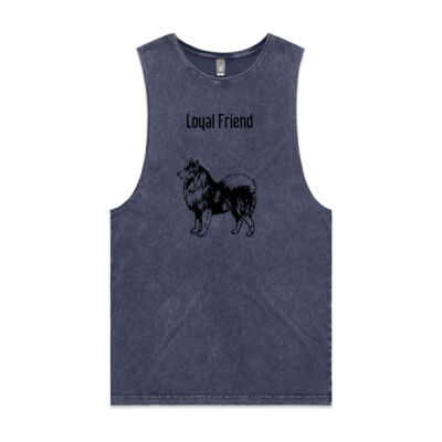 Loyal Friend - Unisex Stone Wash Barnard Tank Thumbnail