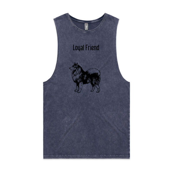 Loyal Friend - Unisex Stone Wash Barnard Tank Thumbnail
