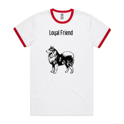 Loyal Friend - Mens Ringer Tee Thumbnail