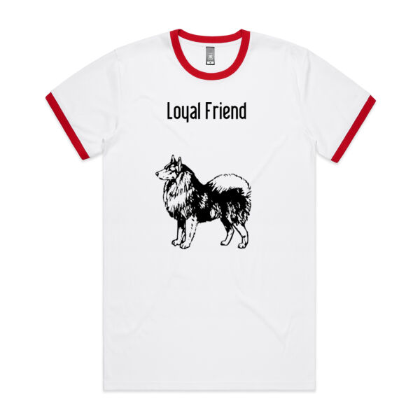 Loyal Friend - Mens Ringer Tee Thumbnail