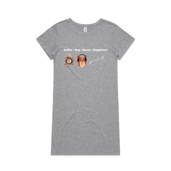 UNIQUE DESIGNS "COFFEE + DOG + MUSIC = HAPPINESS " Thumbnail