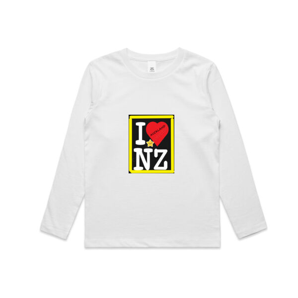 NEW ZEALAND STYLE - Kids Longsleeve Tee Thumbnail