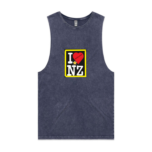NEW ZEALAND STYLE - Unisex Stone Wash Barnard Tank Thumbnail
