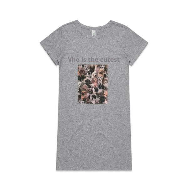 Who is the cutest?  - Womens Mika Organic Short Sleeved Dress Thumbnail