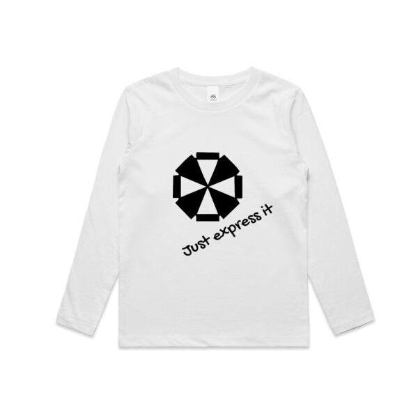 Just express it - Kids Longsleeve Tee Thumbnail