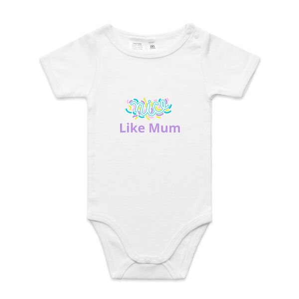 Nice like Mum - Mini-Me One-Piece Thumbnail