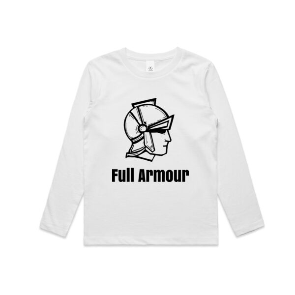 Full Armour Design - Kids Longsleeve Tee Thumbnail