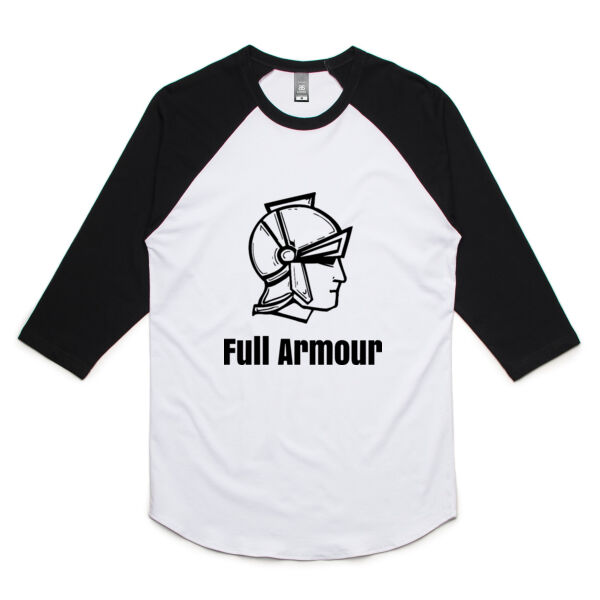 Full Armour Design - Unisex Raglan Tee Thumbnail