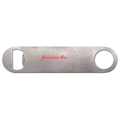 Face Mask "God cares & Love You" - Bottle Opener Thumbnail