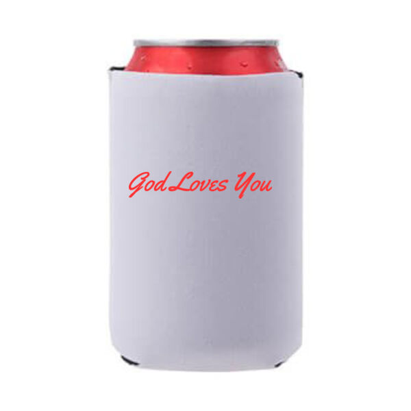 Face Mask "God cares & Love You" - Can Cooler Thumbnail
